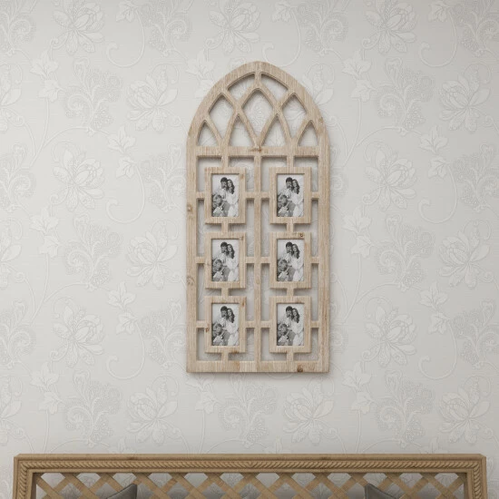 Deals 🔔 Studio 350 Light Brown MDF Vintage Wall Photo Frame Family 41 X 19 X 1 ⭐ - Image 7