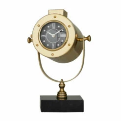 Brand new โค๏ธ Studio 350 Brass Stainless Steel Vintage Clock ๐