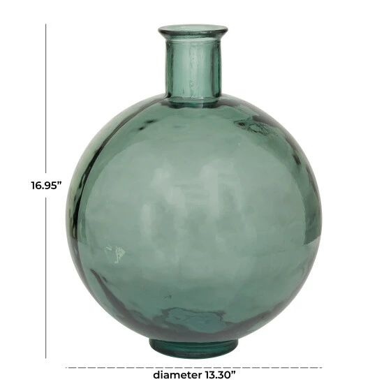 Cheapest 🔔 Studio 350 Dark Green Glass Modern Vase 😍 - Image 5