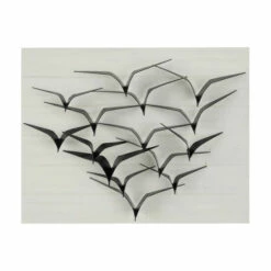 Hot Sale ❤️ Studio 350 Black Metal Coastal Birds Wall Decor 😀