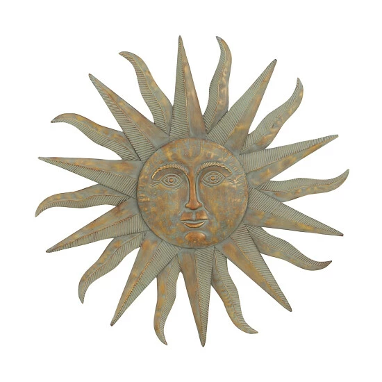 Best deal 🎉 Studio 350 Grey Iron Eclectic Wall Decor 35 X 35 X 1 - 35 X 1 X 35Round ❤️ - Image 2