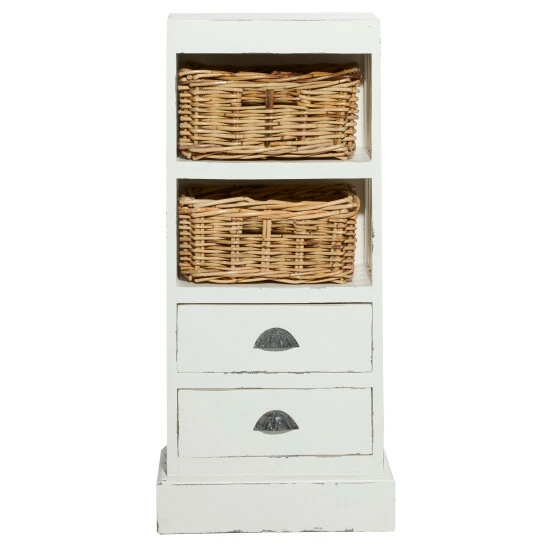 New ๐ Studio 350 White Wood Coastal Storage Unit 36 X 17 X 10 - 17 X 10 X 36 ๐ - Image 3