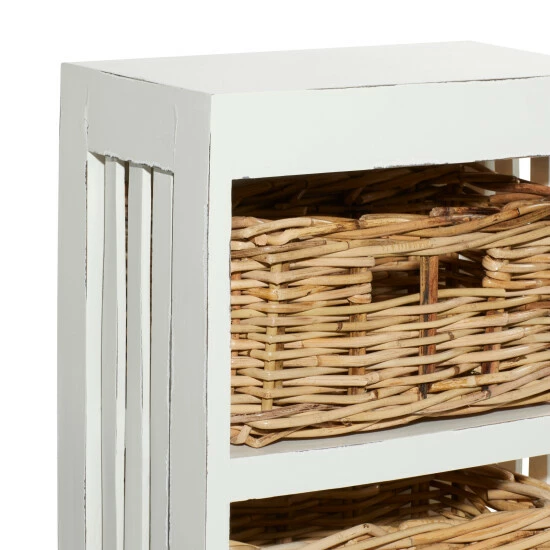 New ๐ Studio 350 White Wood Coastal Storage Unit 36 X 17 X 10 - 17 X 10 X 36 ๐ - Image 5