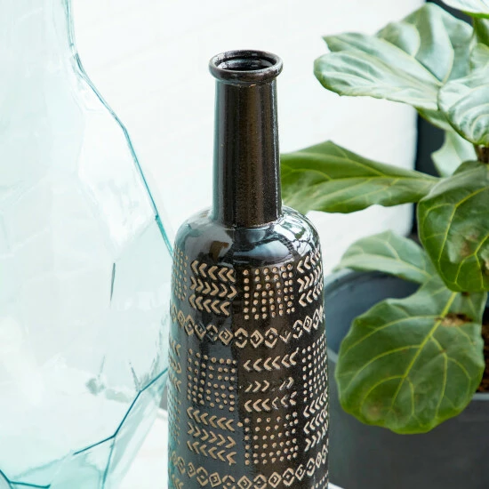 Promo ๐ Studio 350 Black Porcelain Eclectic Vase ๐ - Image 3