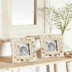 Brand new 👏 Studio 350 White MDF Vintage Photo Frame Family ⌛