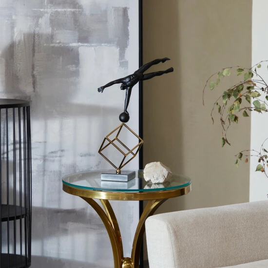 Best reviews of 😍 Studio 350 Black Marble Modern Gymnast Sculpture - 11 X 6 X 17 😉