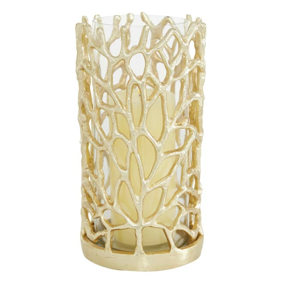 Best deal ⭐ Studio 350 Gold Aluminum Coastal Lantern 10 X 5 X 5 - 5 X 5 X 10 👏 - Image 5