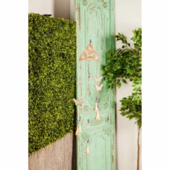 Budget 🧨 Studio 350 Gold Wood Eclectic Windchime 32 X 5 X 5 - 5 X 5 X 32 🔔