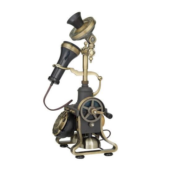 Promo 🔥 Studio 350 Gold Metal Vintage Telephone - 8 X 8 X 15 🔥 - Image 3