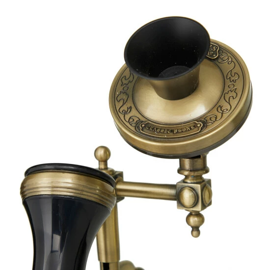 Promo 🔥 Studio 350 Gold Metal Vintage Telephone - 8 X 8 X 15 🔥 - Image 4