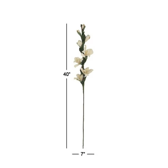 Wholesale 👏 Studio 350 White Sola Pith Plant Fiber Traditional Artificial Flower Stem 40 X 7 X 5 🥰 - Image 2