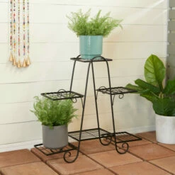 Cheapest 👏 Studio 350 Black Metal Traditional Plantstand - 31 X 10 X 29 😉