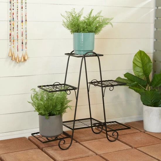 Cheapest 👏 Studio 350 Black Metal Traditional Plantstand - 31 X 10 X 29 😉