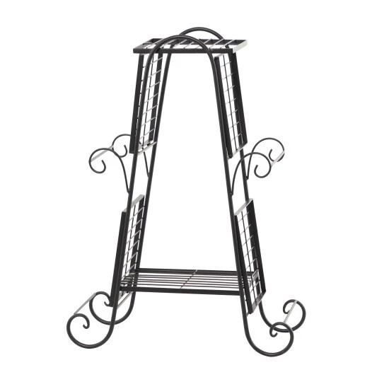 Cheapest 👏 Studio 350 Black Metal Traditional Plantstand - 31 X 10 X 29 😉 - Image 4
