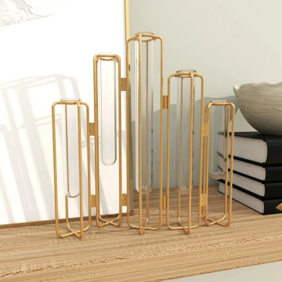 Best Pirce 🌟 Studio 350 Iron Contemporary Vase 12 X 10 X 3 Silver 💯 - Image 4