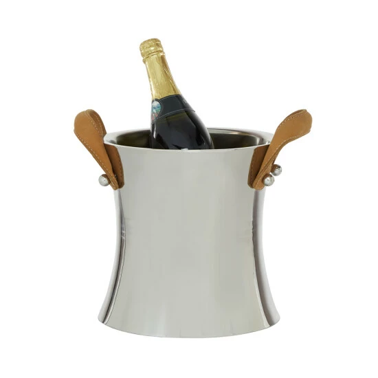 Cheap ๐ Studio 350 Silver Stainless Steel Contemporary Wine Holder 10 X 11 X 9 - 11 X 9 X 10 ๐ - Image 2