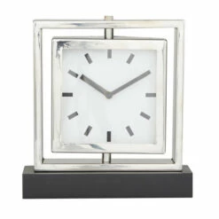 Cheap 😉 Studio 350 Silver Stainless Steel Glam Clock 🤩