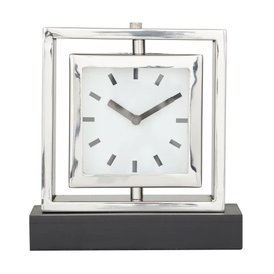Cheap 😉 Studio 350 Silver Stainless Steel Glam Clock 🤩 - Image 7