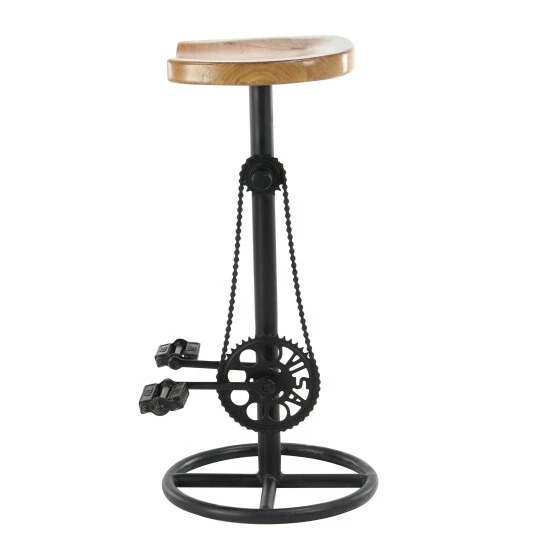 Cheap ๐ Studio 350 Brown Metal Industrial Bar Stool โญ - Image 3