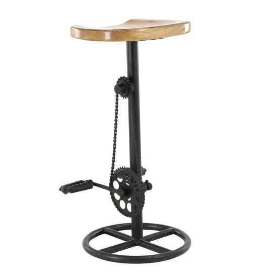 Cheap ๐ Studio 350 Brown Metal Industrial Bar Stool โญ - Image 4