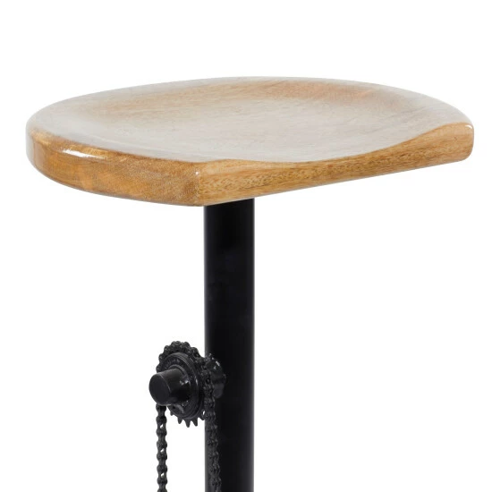 Cheap ๐ Studio 350 Brown Metal Industrial Bar Stool โญ - Image 8