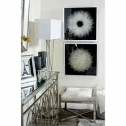 Best Sale ⌛ Studio 350 White Leaf Mandala Natural Wall Decor Shadow Box 23.5 X 23.5 - 24 X 2 X 24 ✨