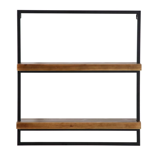Top 10 ✔️ Studio 350 Brown Metal Industrial Wall Shelf 24 X 26 X 7 - 26 X 7 X 24 👍 - Image 3