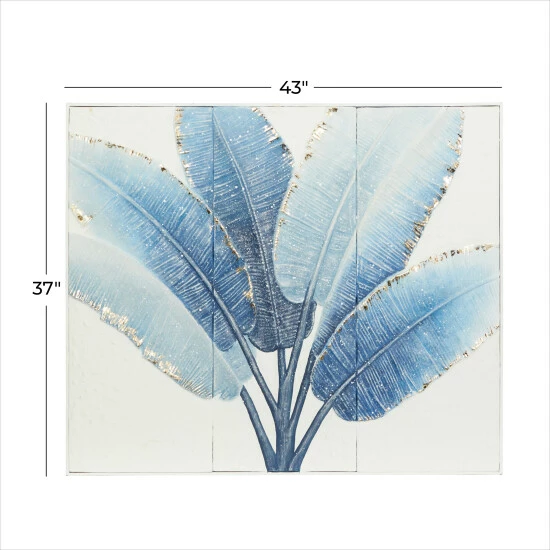 Coupon 🎁 Studio 350 Blue Iron Coastal Wall Decor 37 X 43 X 1 - 43 X 1 X 37 🎉 - Image 6