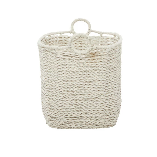 Outlet 💯 Studio 350 Cotton Bohemian Storage Basket Grey 🤩 - Image 3