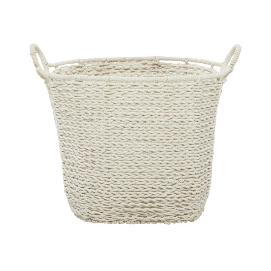 Outlet 💯 Studio 350 Cotton Bohemian Storage Basket Grey 🤩 - Image 7