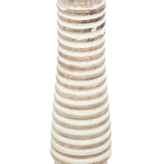 Wholesale 😍 Studio 350 Brown Wood Traditional Candle Holder (Set Of 3) - S/3 12" 15", 18"H 🔥 - Image 6