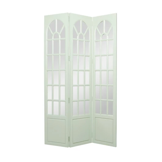 Promo 👍 Studio 350 Pine French Country Room Divider Screen - 44"L X 1"W X 72"H Green 😍 - Image 2