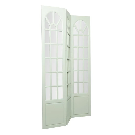 Promo 👍 Studio 350 Pine French Country Room Divider Screen - 44"L X 1"W X 72"H Green 😍 - Image 3