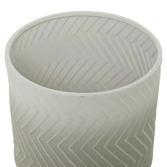 Discount 🔔 Studio 350 White Metal Modern Planter ( Set Of 2) - S/2 26", 20"H 🔥 - Image 6