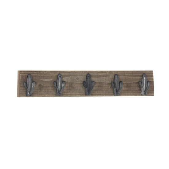 Discount ๐ Studio 350 Brown MDF Rustic Wall Hook 5 X 24 X 1 - 24 X 1 X 5 ๐งจ - Image 2