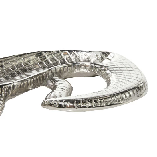 Hot Sale ⌛ Studio 350 Silver Metal Glam Tray 2 X 16 X 12 - 16 X 12 X 2 ⭐ - Image 6