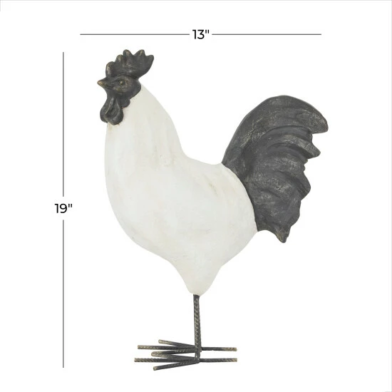 New ๐งจ Studio 350 White Polystone French Country Garden Sculpture 19 X 8 X 13 - 8 X 13 X 19 ๐ - Image 6