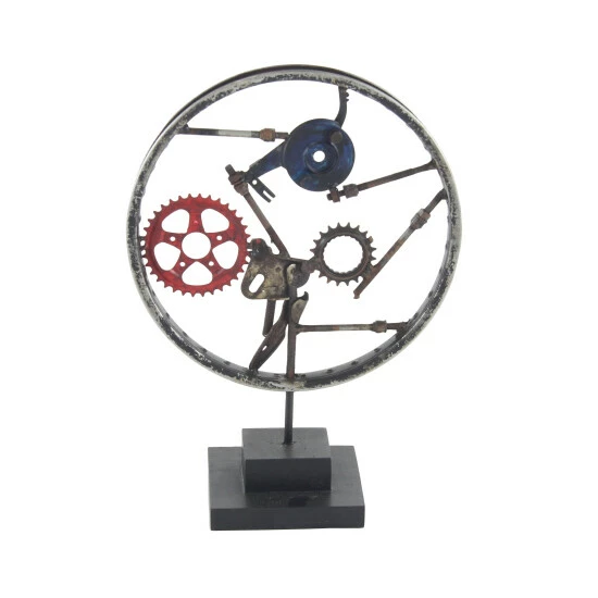 Deals ๐ Studio 350 Grey Iron Industrial Sculpture Wheel 23 X 16 X 8 - 16 X 8 X 23 ๐ - Image 2