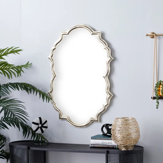 Best Sale 🔔 Studio 350 Gold Aluminum Contemporary Wall Mirror 36 X 25 X 2 - 25 X 2 X 36 🥰